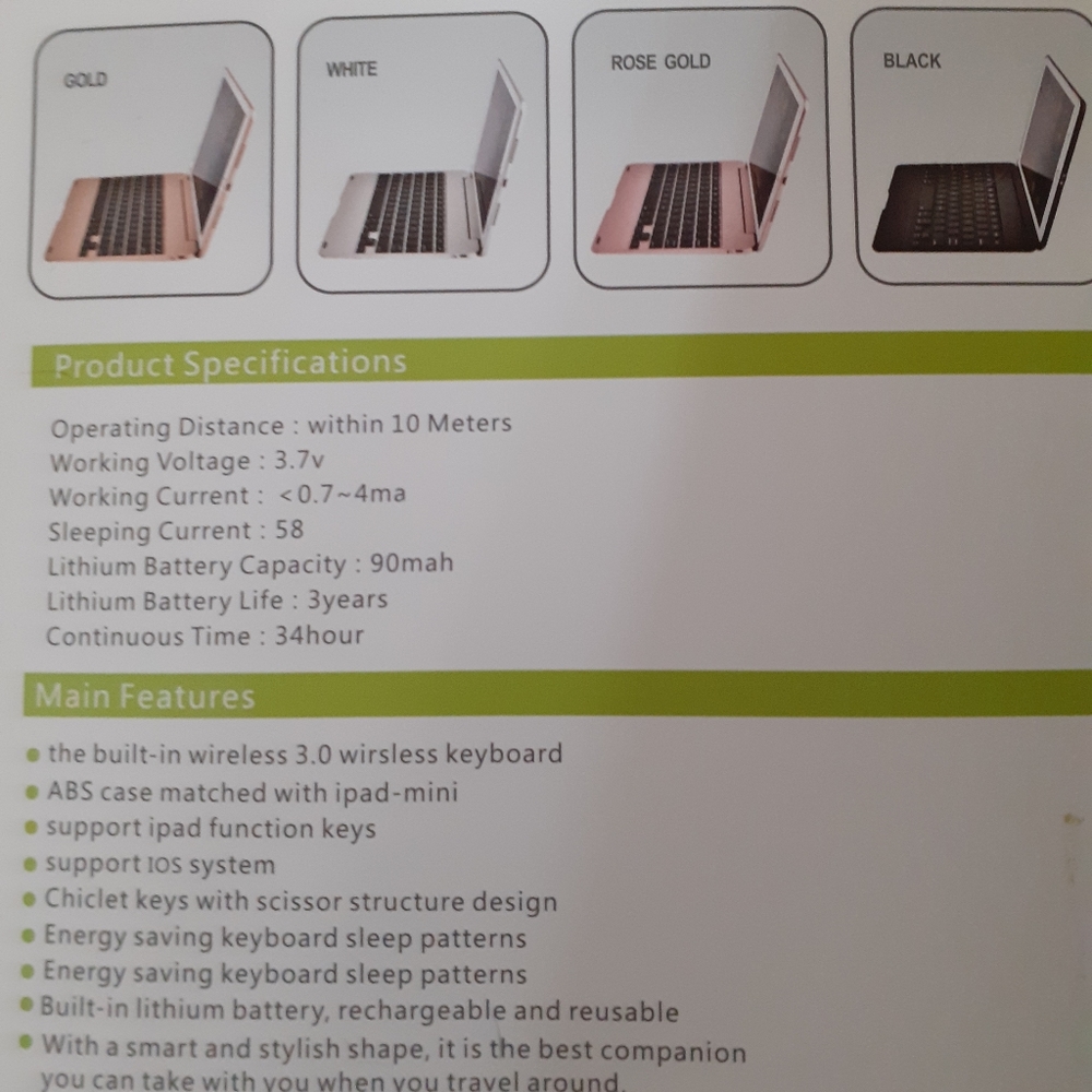 Bluetooth keyboard - Picture 6 of 6